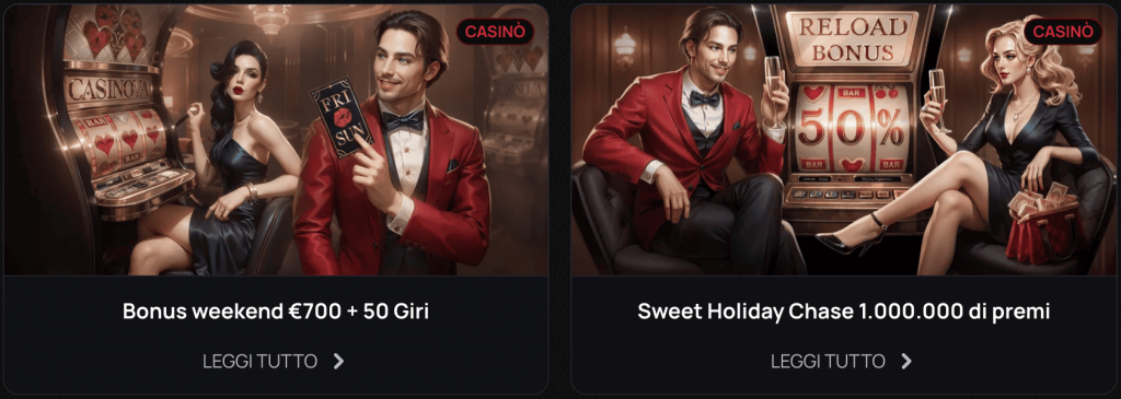 Bonus e promozioni Casinova Casino